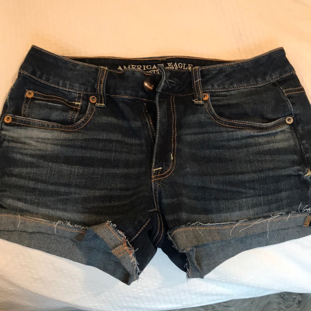 AE shortie super stretch Jean shorts
